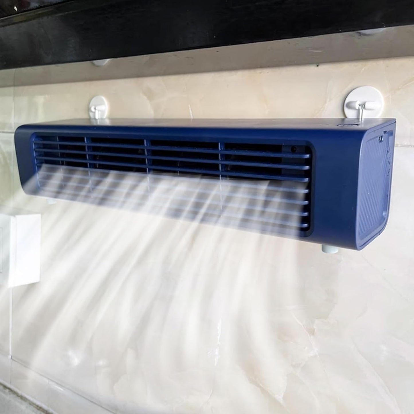 Ventilateur De Climatiseur Mural Portable, Sans Fenêtre Nécessaire, 3 Vitesses Oscillant Avec Télécommande, Sans Lame Cool Air Outlet Pour Bureau à Chambre à Coucher, Refroidisseur De Salle Sans Fil C