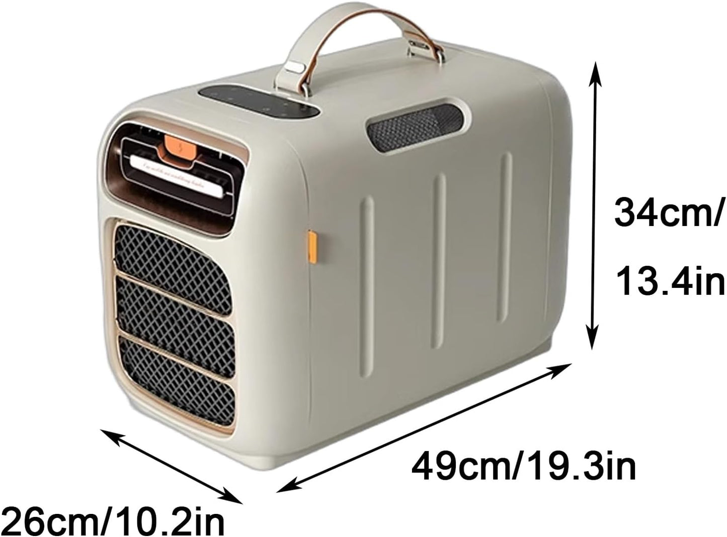 GENERIC Climatiseurs Portables Pour Petites Pièces Avec Télécommande 3 Vitesses Arrêt Temporisé Drainage Gratuit Air Cooler Pour Chambre, Bureau, Camion, Animal De Compagnie, 220V