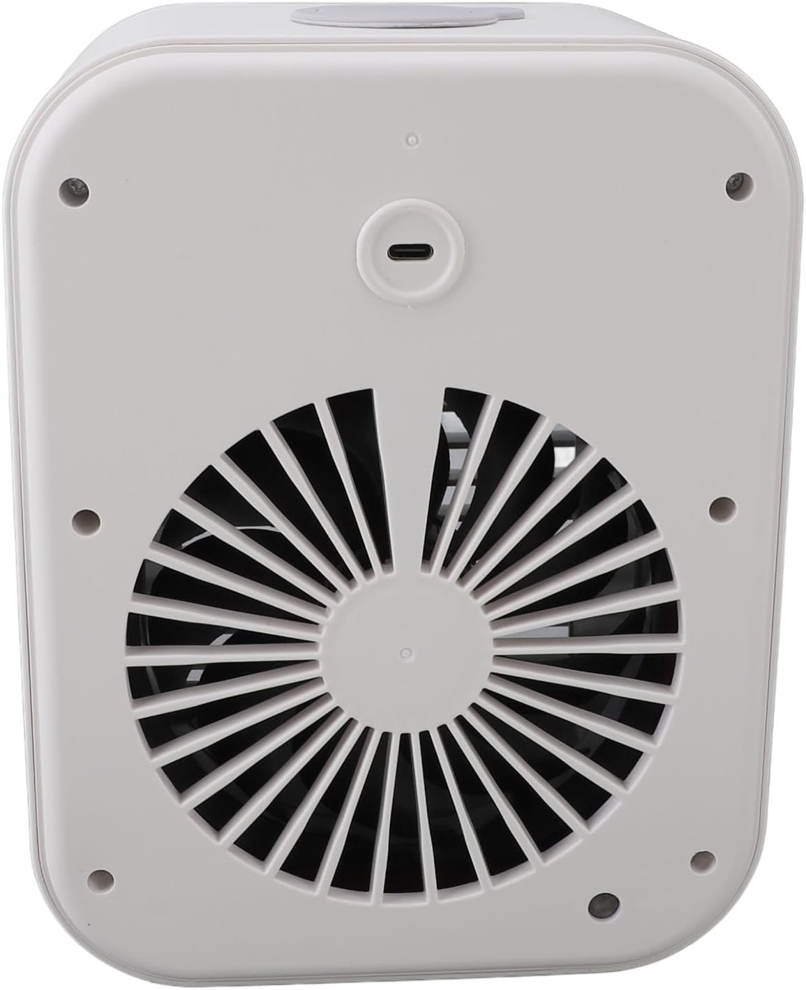 Yosoo Health Gear Climatiseur Portable, Ventilateur De Refroidissement Par évaporation En ABS Avec Réservoir D'eau De 500 Ml, 3 Vitesses, Batterie De 1200 MAh Pour Chambre, Bureau, Camping,