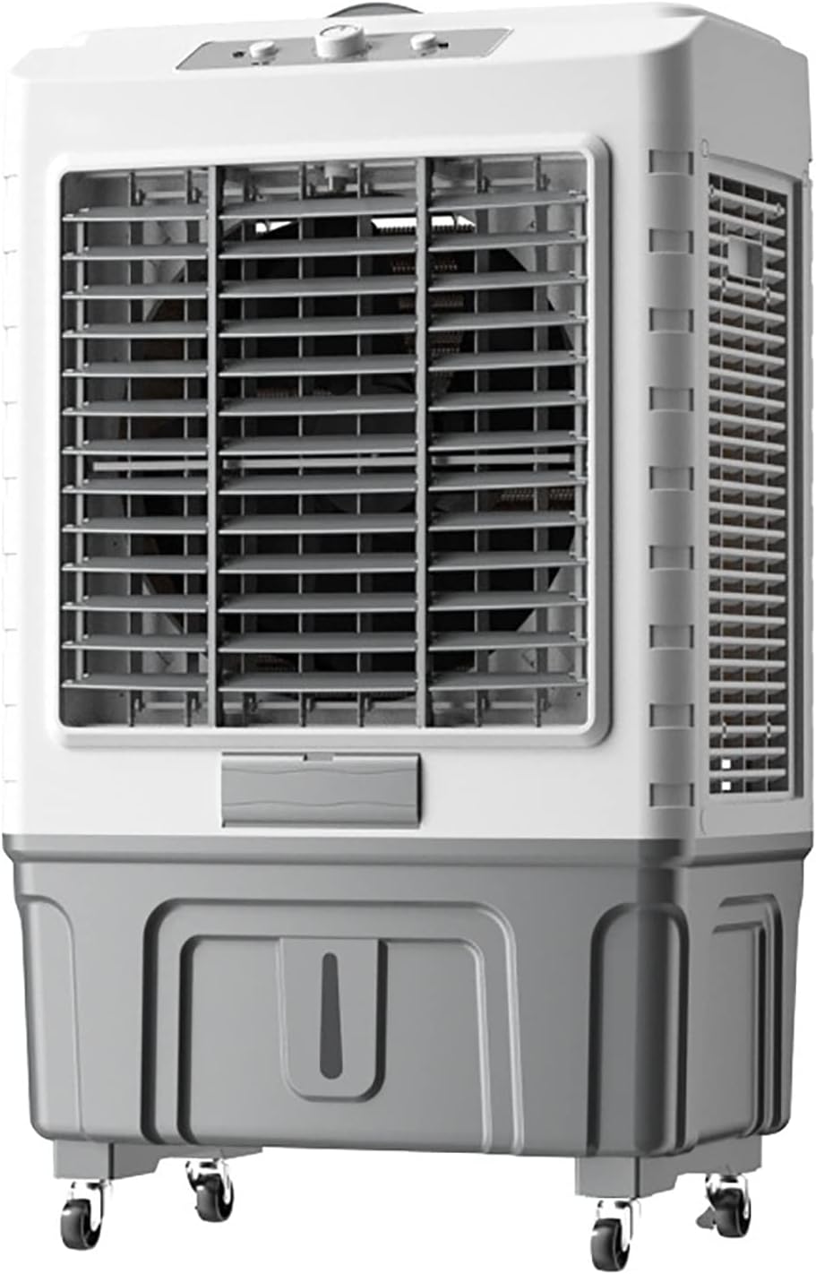 GENERIC Refroidisseur D'air évaporatif 4L, Ventilateur Portable à Télécommande Avec Paquets De Glace, Liquide De Refroidissement Personnel Silencieux Pour Le Dortoir De Bureau à Domicile, 12H Minuterie Et Rou