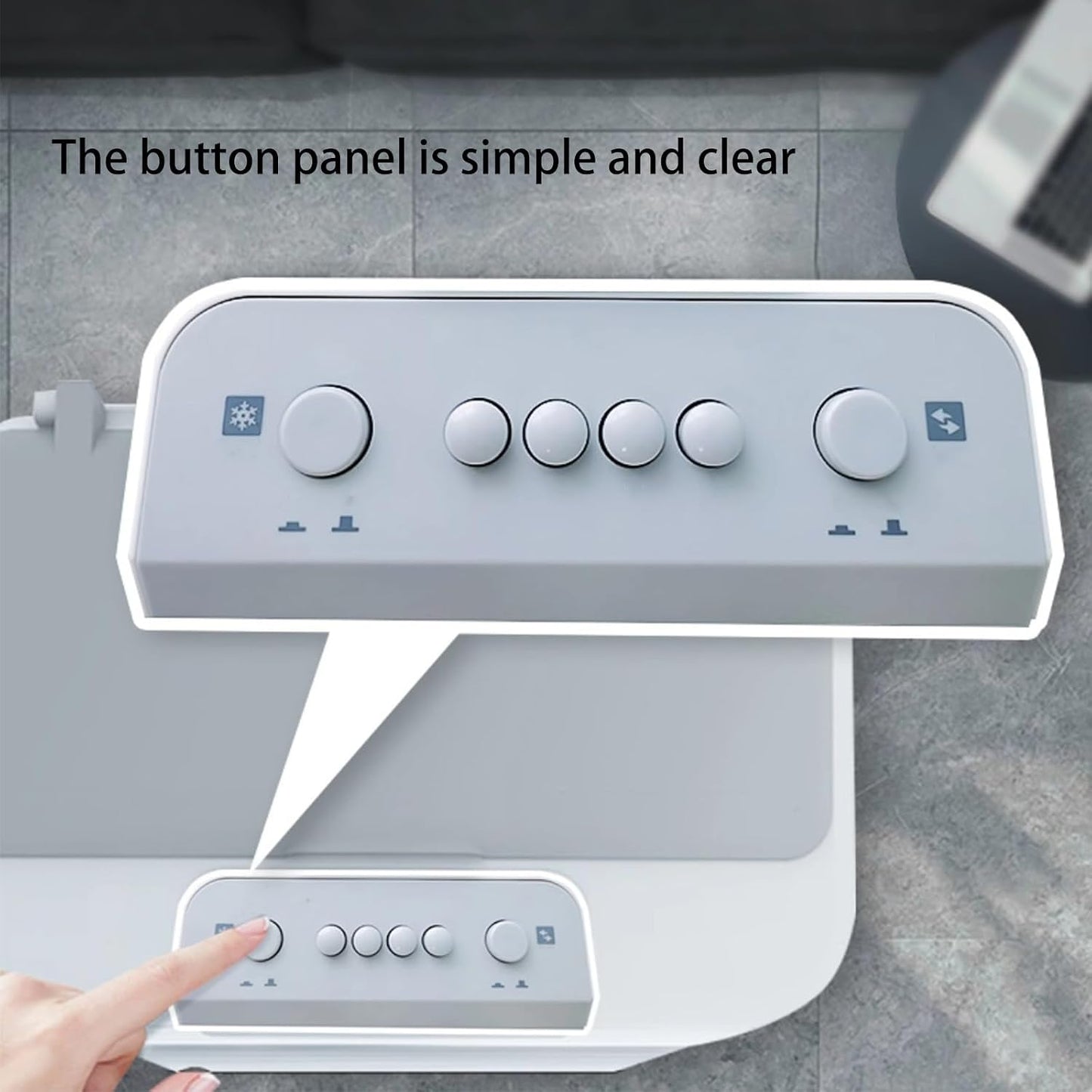 Climatiseur Sans Fenêtre, Refroidisseur De Marais Portable Avec Réservoir D'eau Et Blocs De Glace, Refroidisseur D'air Par Évaporation À 3 Vitesses Pour Chambre Et Bureau