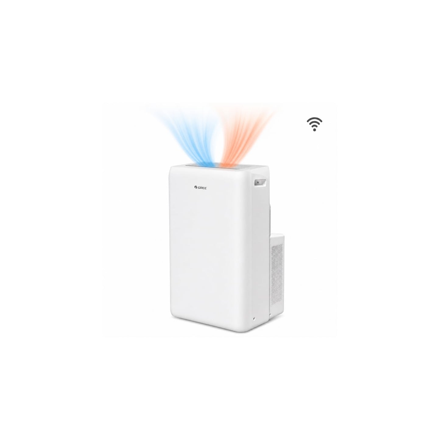 Gree - 12000 Btu - Climatiseur Mobile Réversible - Wi-fi - 3,5 Kw