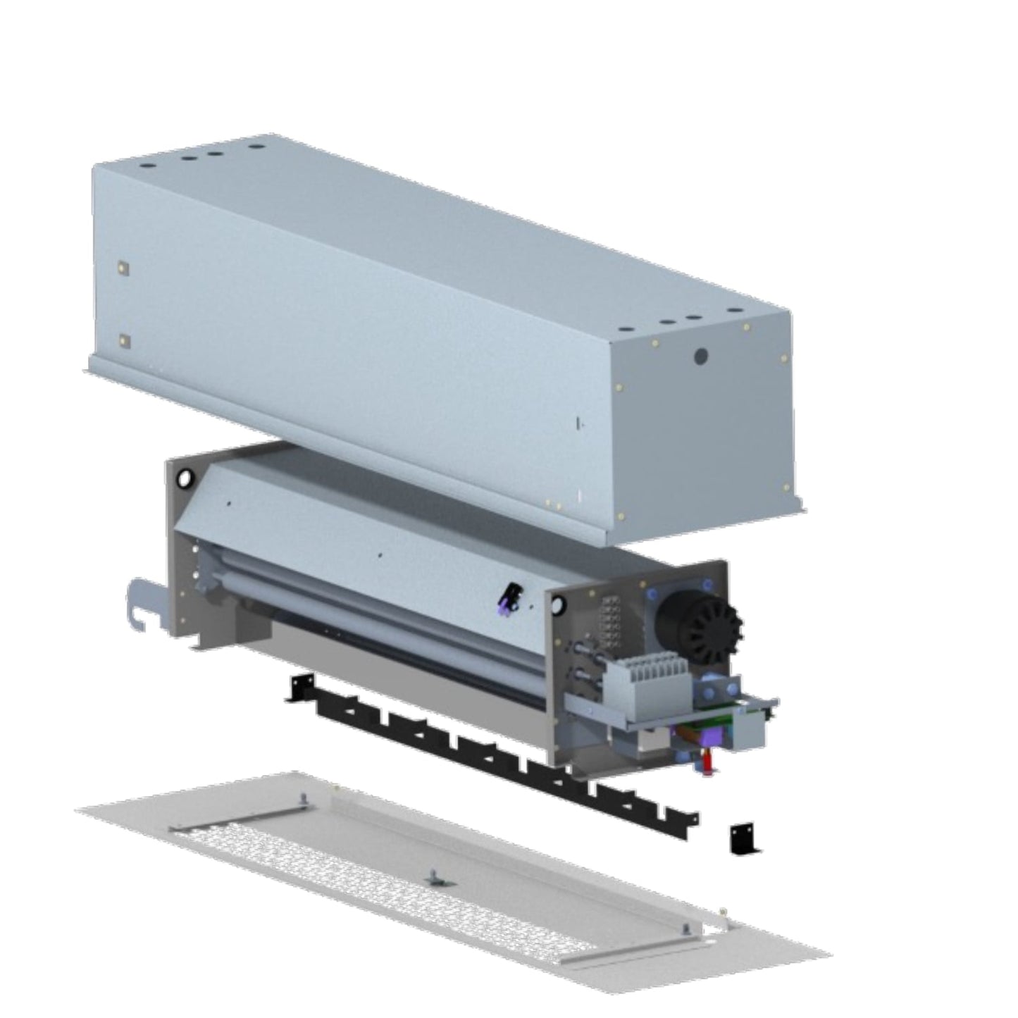 Rideau D'air Encastrable Blanc 9kw/4.5kw Stopair - Intuis - M168223