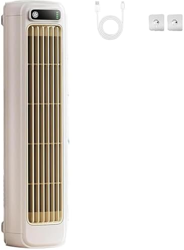  Ventilateur De Climatiseur Portable Rechargeable USB Ultra Silencieux, Unité De Refroidissement Murale De 3 Vitesses Pour Le Bureau De Chambre, Espace Compact économiseur De Climatisation Avec Une Lon