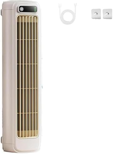  Portable USB Rechargeable Fan 2000mAh Batterie 3 Vitesses Unité De Refroidissement Silencieuse Sous 25dB Mur Monté Ou Tabletop Climatiseur Pour Chambre Bureau Maison Espace Profond Gris