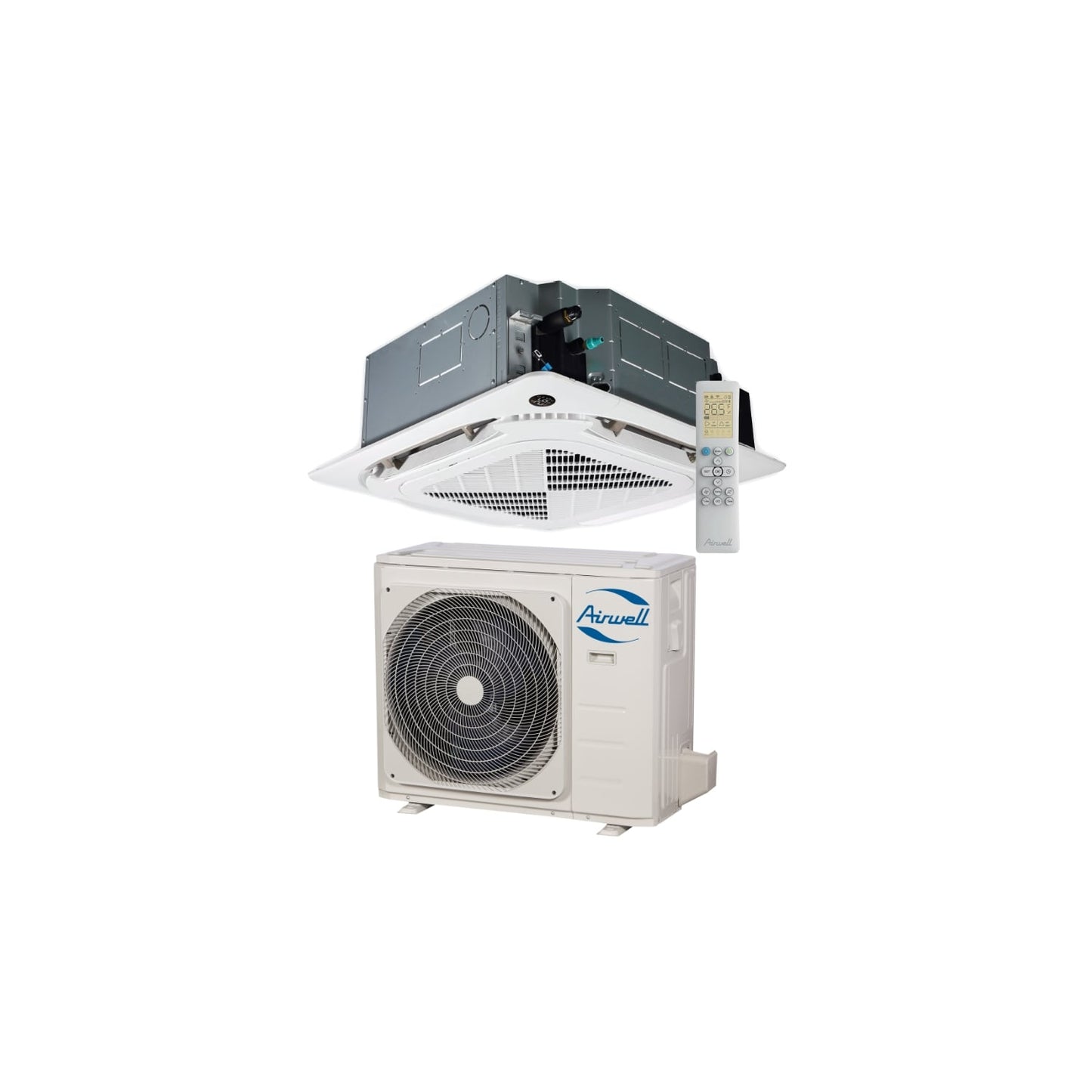  Climatisation Unité Extérieure Ydax Et Unité Intérieure Cassette 900 X 900 Cdmx 10 Kw - Airwell