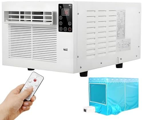  Unité De Climatisation Portable Ultra-compacte Avec Moustiquaire, 38dB Murmure Refroidissement Silencieux Pour La Tente De Dortoir De Chambre, Déshumidificateur Rapide Pour Les Petits Espaces, Refroid