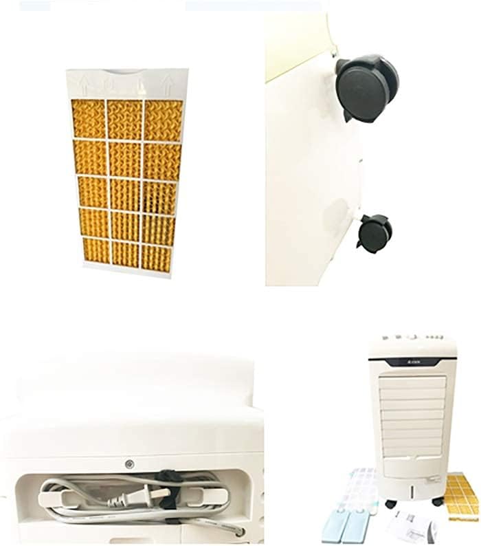  Refroidisseur D'air Pour Climatiseur Portable De Bureau à Domicile, Refroidisseur D'espace Mobile, Climatisation Super Silencieuse, Ventilateur De Tour Oscillant, Purificateur D'humidificateur De Ve
