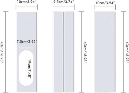  Kit De Fenêtre De Climatiseur Portable, 4 Panneaux Réglables, Joint De Fenêtre Coulissante, Kit De Ventilation AC Pour Unité AC Portable Avec Panneaux En PVC, (4 Pièces (10-43-140 Cm-130 Et