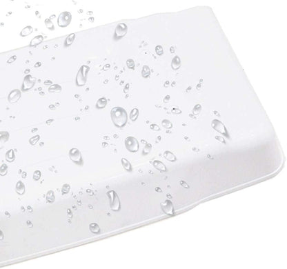  Housse De Protection Robuste En PVC Imperméable Pour Climatiseur Extérieur - Protection Toute L'année Avec 2 Fils D'acier - 110 X 47 X 17 Cm - Blanc