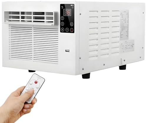  Unité De Climatisation Portable Ultra-compacte Avec Moustiquaire, 38dB Murmure Refroidissement Silencieux Pour La Tente De Dortoir De Chambre, Déshumidificateur Rapide Pour Les Petits Espaces, Refroid