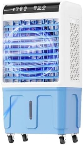 GENERIC Refroidisseur D'air Portable Avec 3 Vitesses, Grand Réservoir Et Boîte à Glace, Oscillation à 120 °, Murmure Calme 36dB, Ventilateur AC à Faible Bruit Pour Le Bureau De Chambre à Coucher