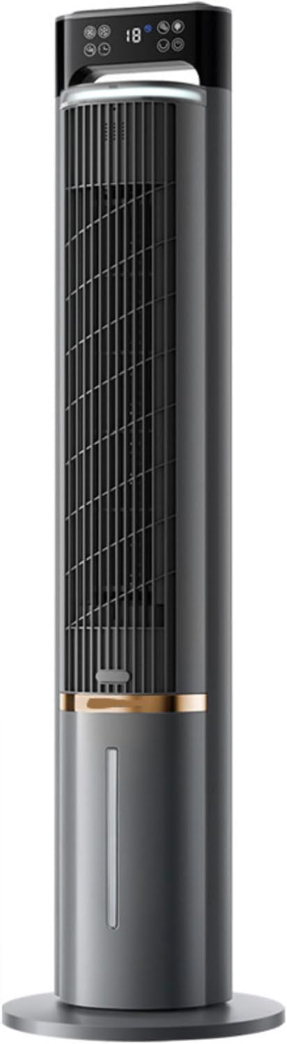  Ventilateur De Refroidissement Par évaporation Soufflant De L'air Froid, Oscillant à 70°, Sans Fenêtre, Avec Blocs Réfrigérants, 3 Vitesses Et Minuterie 12 H, Facile à Nettoyer, Pour Chambre à Couch