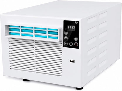  Déshumidificateur De Climatiseur Portable, 1876BTU Mini AC Unit, 280W Énergie Efficacité Refroidissement Pour Chambre à Coucher, Dortoir, Cuisine, Pas D'unité Extérieure Nécessaire, Murmures Fonctionn