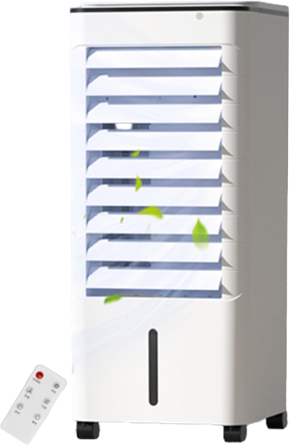  YVYKFZD Climatiseur Mobile, Rafraîchisseur D'air Par Évaporation Autonome, Refroidisseur D'air À Oscillation Automatique, Avec Télécommande, Minuterie De 12 Heures, Pour Le Bureau De La Chambre