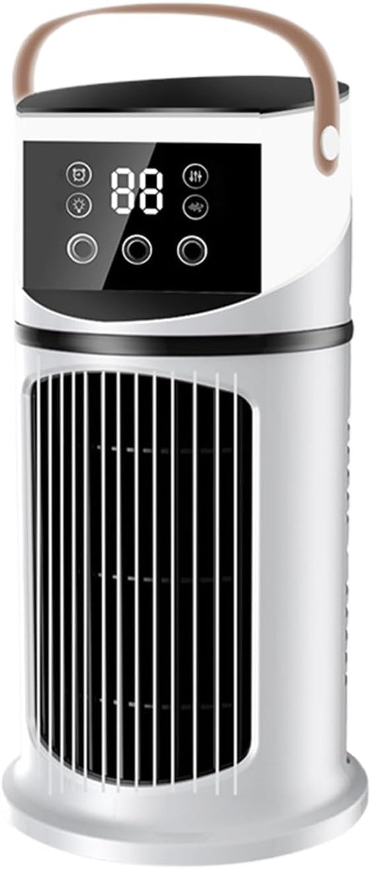  Climatiseur De Bureau | Climatiseur Portable Pour Pièce | Appareil De Brumisation Purifiante 9 Vitesses Réglable Avec Éclairage Pour Dortoir, Salon Et Chambre à Coucher