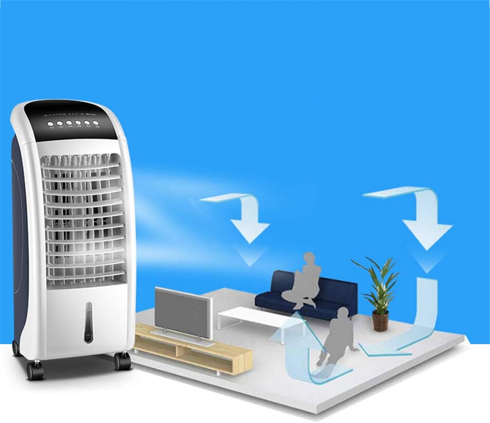  Climatiseur Rafraîchisseur D'air Mobile Économe En énergie Minuterie Fonction Purificateur Avec Filtres à Nid D'abeille 3 Vitesses (Mécanique)