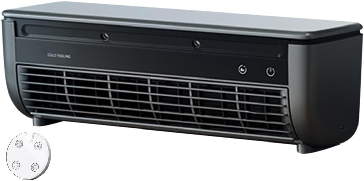 GENERIC Refroidisseur D'air De Brumisation Mural (6000mAh Alimenté Par Batterie) Avec Télécommande Et Ventilateur De Refroidissement Rapide; Adapté Aux Bureaux, Aux Dortoirs Et Aux VR; Dispose D'un Fonctionne