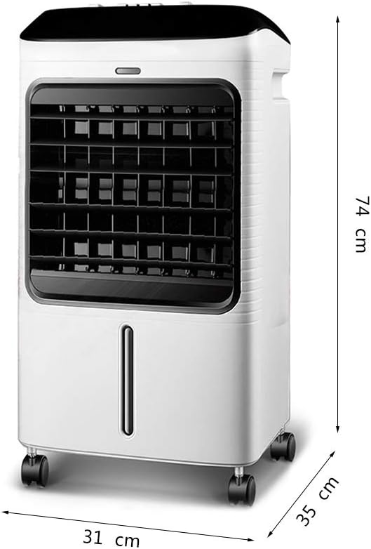  Climatiseur Portable, Ventilateur, Rafraîchisseur D'Air Portable, Humidificateur Par Évaporation, Petit Climatiseur, Ventilateur Silencieux Sans Pales, Idéal Pour Le Bureau, La Chambre D'Étudiant Ou