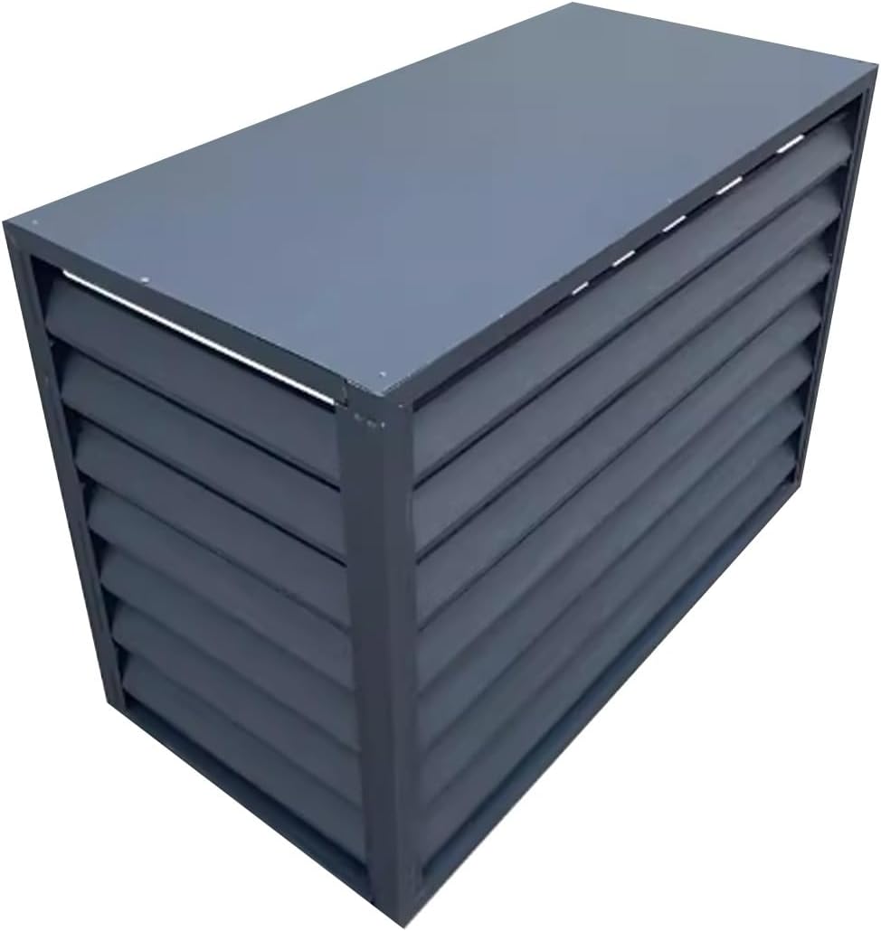 GENERIC Housse De Climatiseur – Mini Cage Divisée Pour Une Utilisation En Intérieur Et En Extérieur – Protection Résistante Aux Intempéries Pour Unités De Condensateur – Design De Clôture Cachée