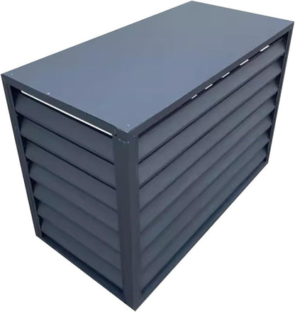 GENERIC Housse De Climatiseur – Mini Cage Divisée Pour Une Utilisation En Intérieur Et En Extérieur – Protection Résistante Aux Intempéries Pour Unités De Condensateur – Design De Clôture Cachée