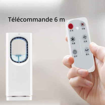 GENERIC Refroidisseur D'air | Climatiseur Mobile Multifonction Avec Refroidissement Par Eau Et Télécommande | Ventilateur électrique Silencieux Pour La Maison Et Le Bureau