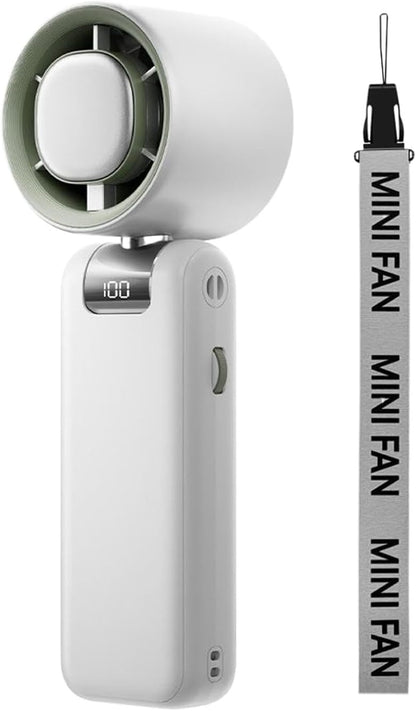 GENERIC Ventilateur à Main Pliable – Ventilateur De Refroidissement Pliable – Dispositif De Circulation D'air Rechargeable Par USB, Fournitures De Voyage En Plein Air Pour Le Shopping, Le Camping