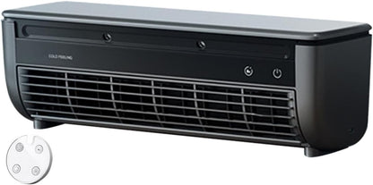  Wall Mounted Air Conditioner Fan,USB Rechargeable Wall Mounted Fan Air Cooler With 3 Speeds, Portable,No Drilling,Rapid Cooling,for Bedroom, Home, Kitchen