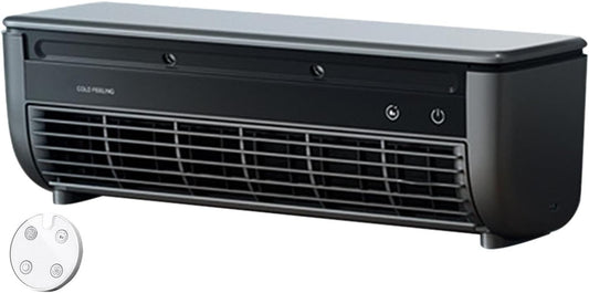  Wall Mounted Air Conditioner Fan,USB Rechargeable Wall Mounted Fan Air Cooler With 3 Speeds, Portable,No Drilling,Rapid Cooling,for Bedroom, Home, Kitchen