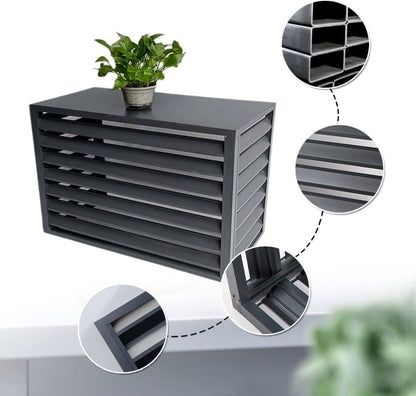  Housse De Protection En Aluminium Pour Climatiseur Extérieur – 100 X 70 X 50 Cm – Protection Résistante Aux Intempéries Pour Unités Centrales De Climatisation Et Protection Extérieure élégante