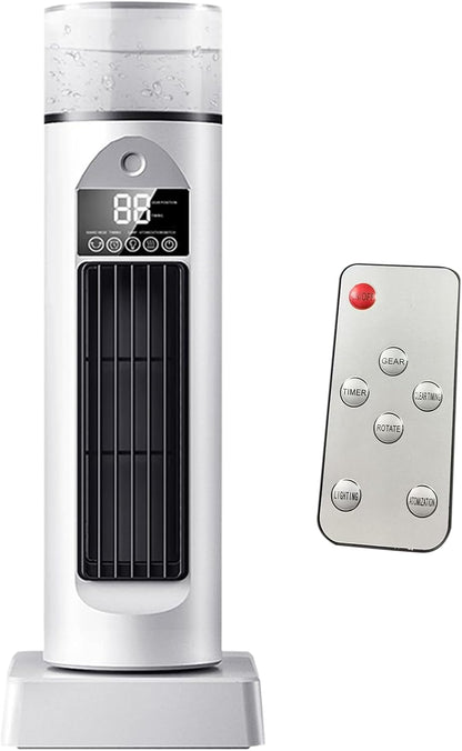  Ventilateur AC Portable – Climatiseur D'air Frais, Refroidisseur Silencieux Sans Pales Avec 6 Vitesses, Télécommande, Réservoir D'eau, Humidificateur Avec Minuterie De 6 Heures Pour Chambre à