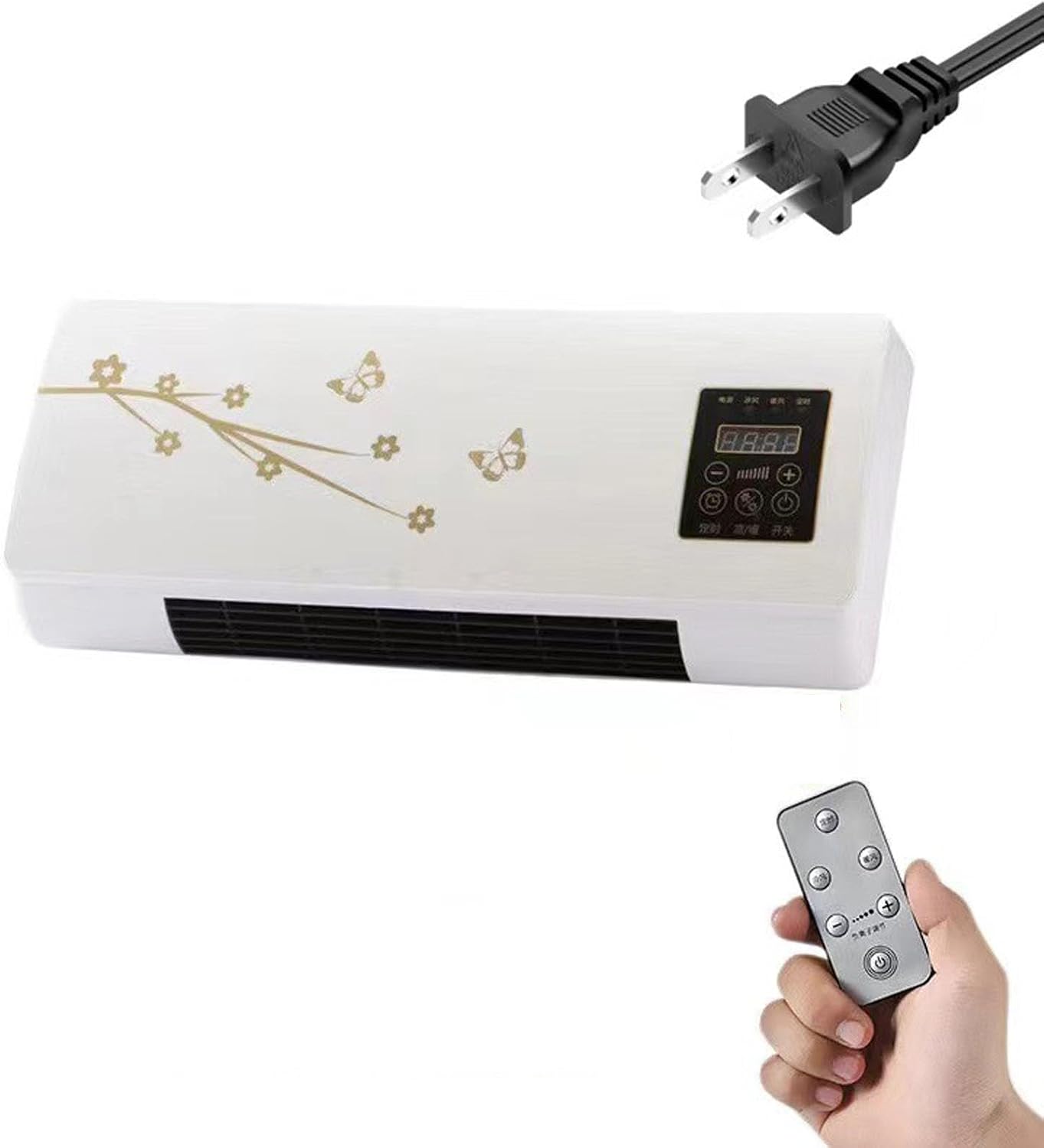  Climatiseur Ventilateur Climatiseur Mini Split AC/Hélateur, Climatisation Murale Mobile, Unités Climatisées Avec Fonctions De Refroidissement Et Ventilateur