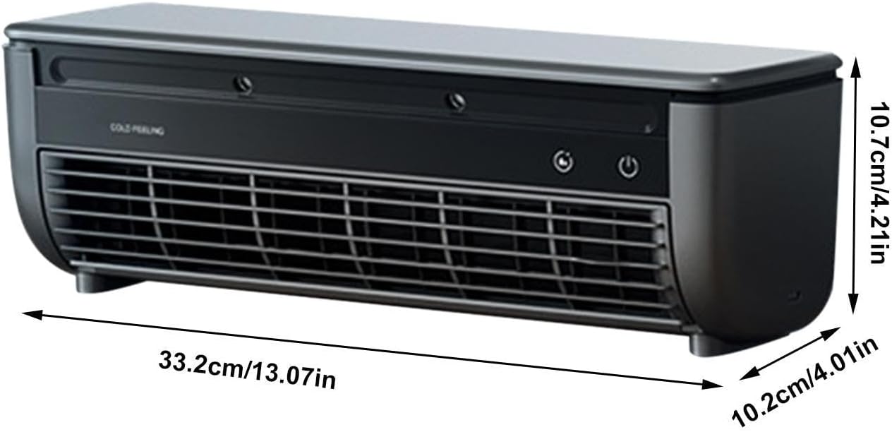  Wall Mounted Air Conditioner Fan,USB Rechargeable Wall Mounted Fan Air Cooler With 3 Speeds, Portable,No Drilling,Rapid Cooling,for Bedroom, Home, Kitchen