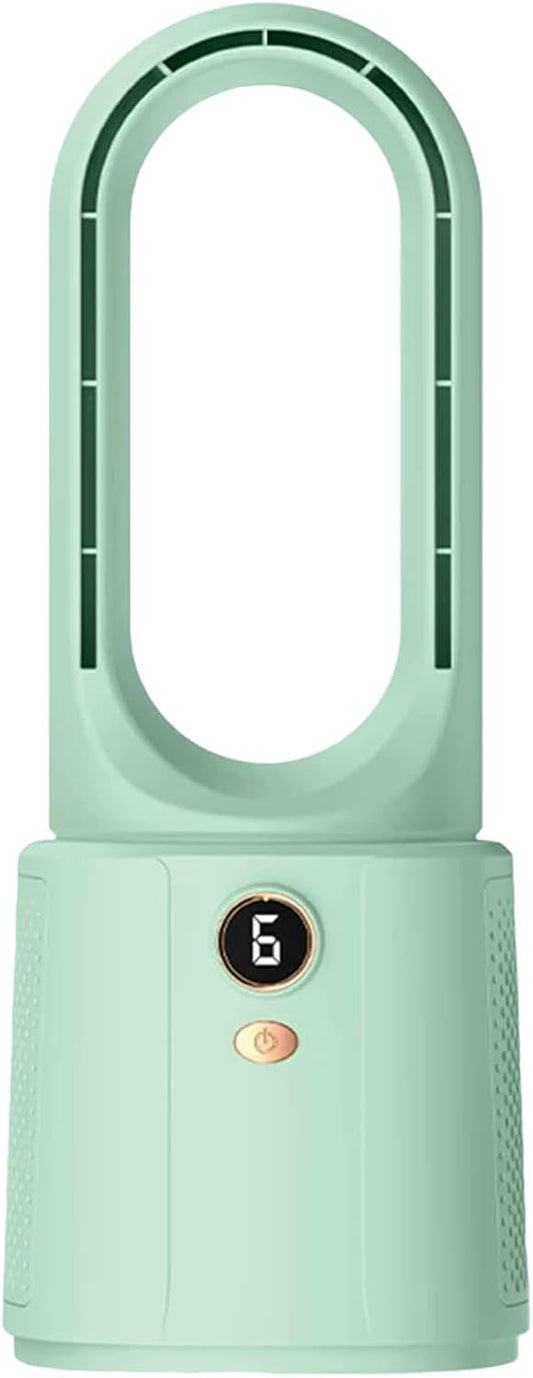 GENERIC Climatiseur Portable Rechargeable Sans Ventilateur, 6 Niveaux De Vitesse, 1 à 3 Heures D'autonomie, Refroidisseur D'air évaporatif En ABS Léger Pour La Maison Et Le Bureau