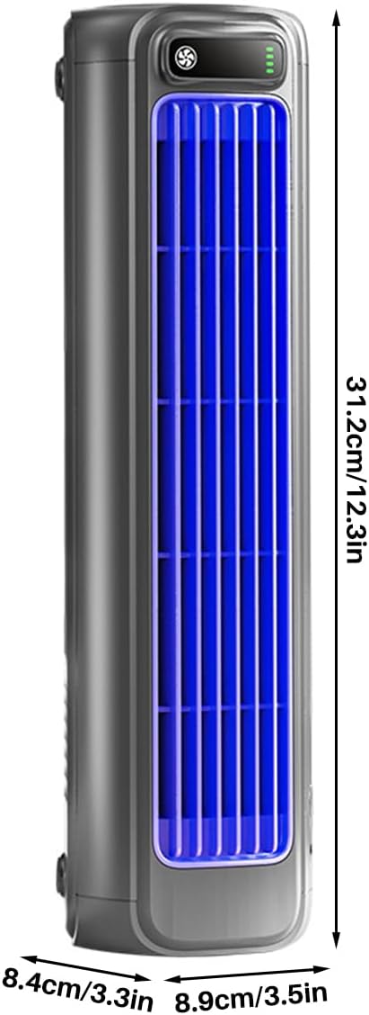  Coldeez Cooling Ace, Climatiseur Coldeez, Climatiseur Portable (Beige) | Trois Vitesses De Réglage, Fixation Murale Sans Perçage, Idéal Pour La Maison Et Les Voyages
