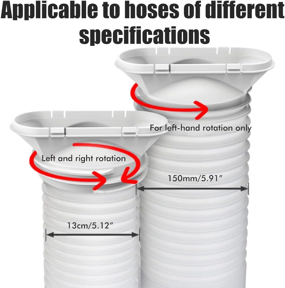  Kit De Fenêtre De Climatiseur Portable, 4 Panneaux Réglables, Joint De Fenêtre Coulissante, Kit De Ventilation AC Pour Unité AC Portable Avec Panneaux En PVC, (4 Pièces (10-43-140 Cm-130 Et
