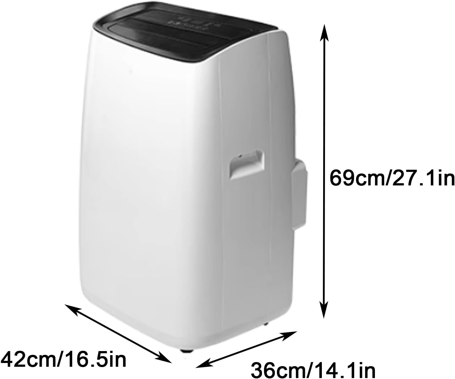 GENERIC Climatiseurs Portables 11000 BTU Pour Chambres Avec Télécommande, Minuterie, Fonction Déshumidification, Pour Petites Pièces, Pour Chambre Ou Bureau, 220 V