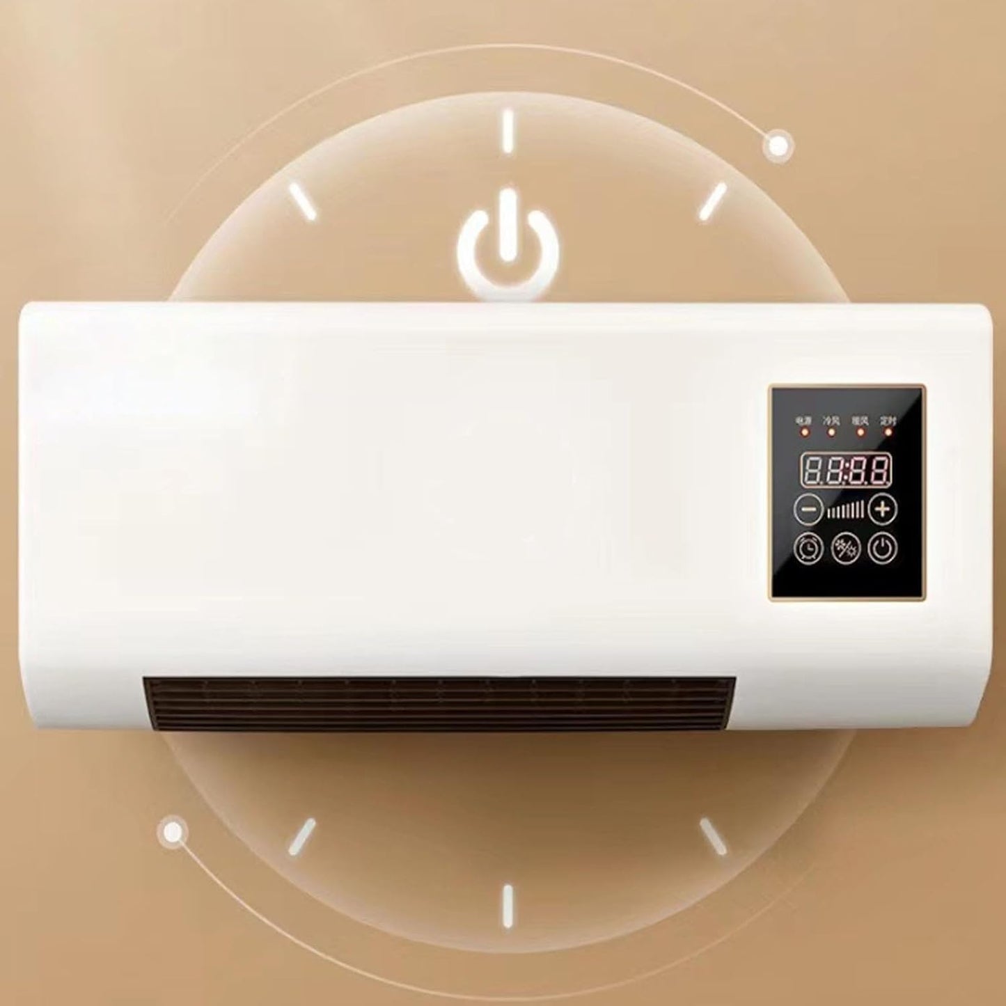  Climatiseur Ventilateur Climatiseur Mini Split AC/Hélateur, Climatisation Murale Mobile, Unités Climatisées Avec Fonctions De Refroidissement Et Ventilateur