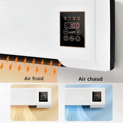 GENERIC Climatiseur, Unité De Refroidissement Et De Chauffage Portable à Fixation Murale, Pas D'installation Avec Télécommande, Idéal Pour Un Usage Domestique