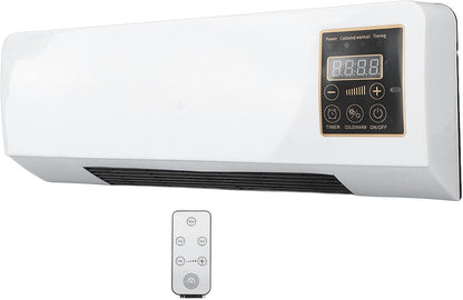  Mini Split Fan Unit Wall Mounted Portable Cooling Heating System Avec Remote Timer Ultra Quiet Effificient Mobile Fan Pour La Maison Bureau Chambre Fenêtre Fan Fonction Energy Saving Compact Design