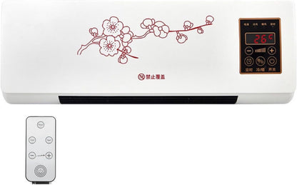  Mini Split Air Conditioner Wall Mount, Ventilateur Portable Avec Le Mode Ventilateur, Chauffage De Refroidissement Efficace Pour Le Bureau à Domicile, Utilisation Silencieuse à Distance Télécommande É