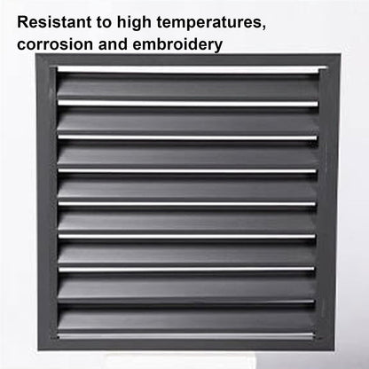 GENERIC Clôture Cachette En Alliage D'aluminium Pour Climatiseur Avec Housse De Pluie – Unité De Climatisation Intérieur/extérieur R, Blanche, Parfaite Pour Dissimuler Et Décorer Vos Unités De Climatisation