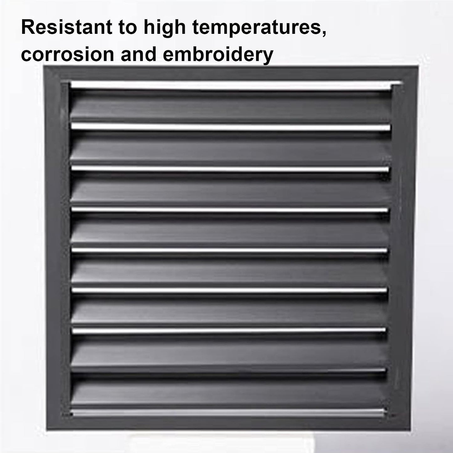 GENERIC Housse En Alliage D'aluminium Pour Climatiseur De Fenêtre – Protection Contre La Pluie Et Les Intempéries Pour Cacher L'unité De Climatisation à L'intérieur Et à L'extérieur – Couleur Marron