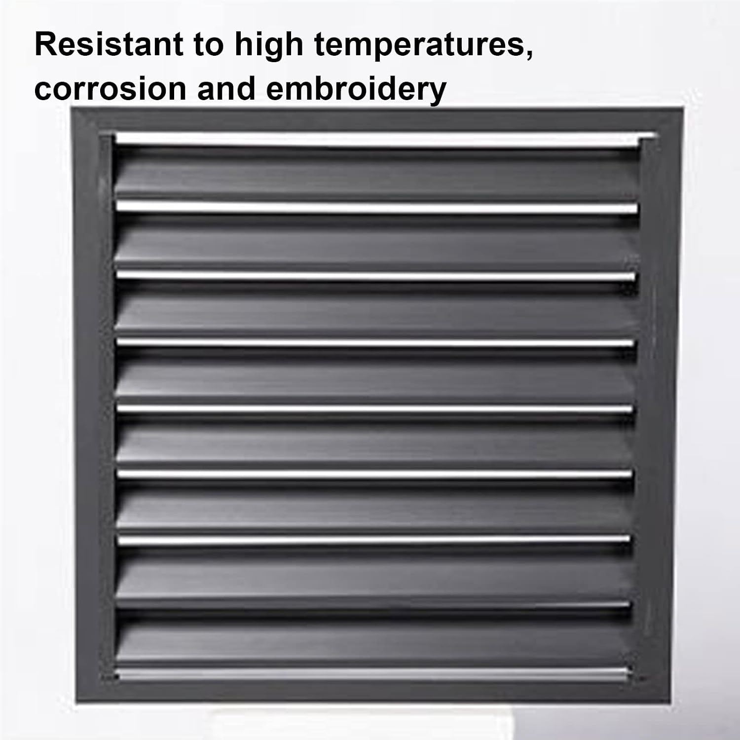 GENERIC Housse En Alliage D'aluminium Pour Climatiseur De Fenêtre – Protection Contre La Pluie Et Les Intempéries Pour Cacher L'unité De Climatisation à L'intérieur Et à L'extérieur – Couleur Marron
