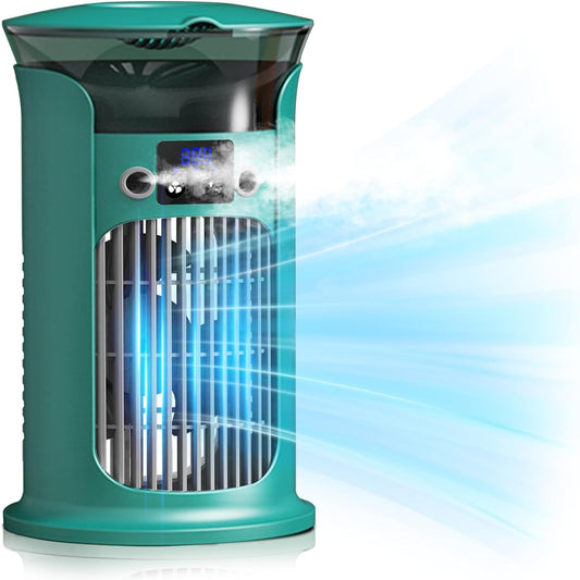 GENERIC Climatiseur Mobile, Refroidissement Par évaporation, Petit Climatiseur Portable, Climatiseur Mobile (vert)