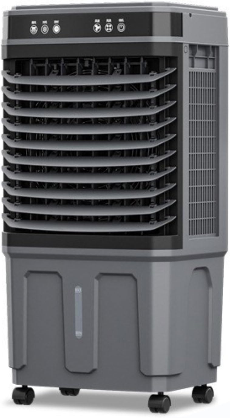  Refroidisseur Évaporatif Climatiseur Mobile Silencieux 20/30/40 Litres Purificateur D'air Avec Panneau Évaporatif Refroidissement Ventilation Affichage Tactile Ventilateur Refroidisseur D'air