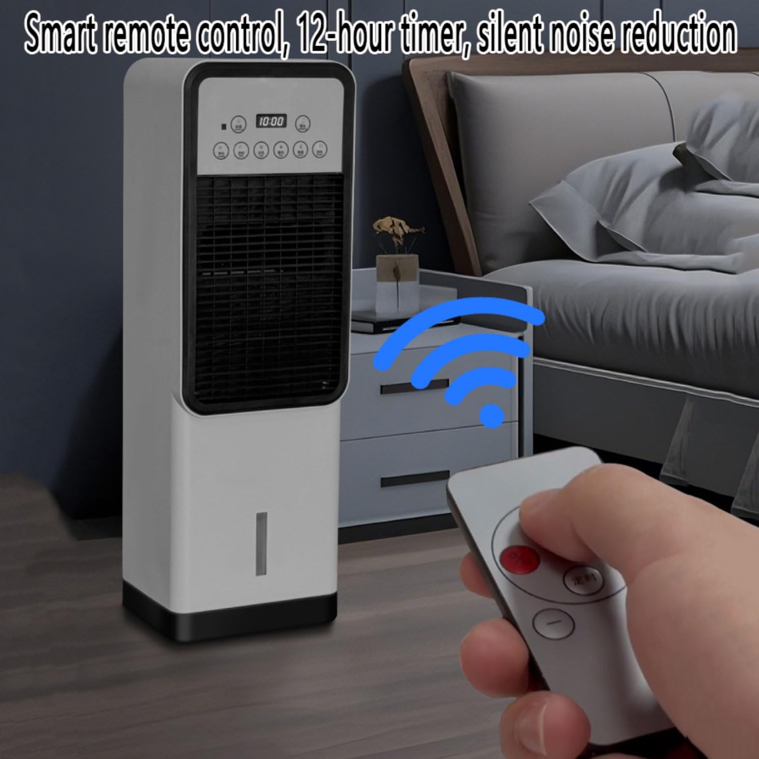 GENERIC Climatiseur Portable 3 En 1 Avec Ventilateur Et Rafraîchisseur D'air Par évaporation, Réservoir De 3 L, 4 Modes Et 3 Vitesses, Minuterie 12 H. Climatiseur Portable Sur Pied Pour Chambre à Coucher.