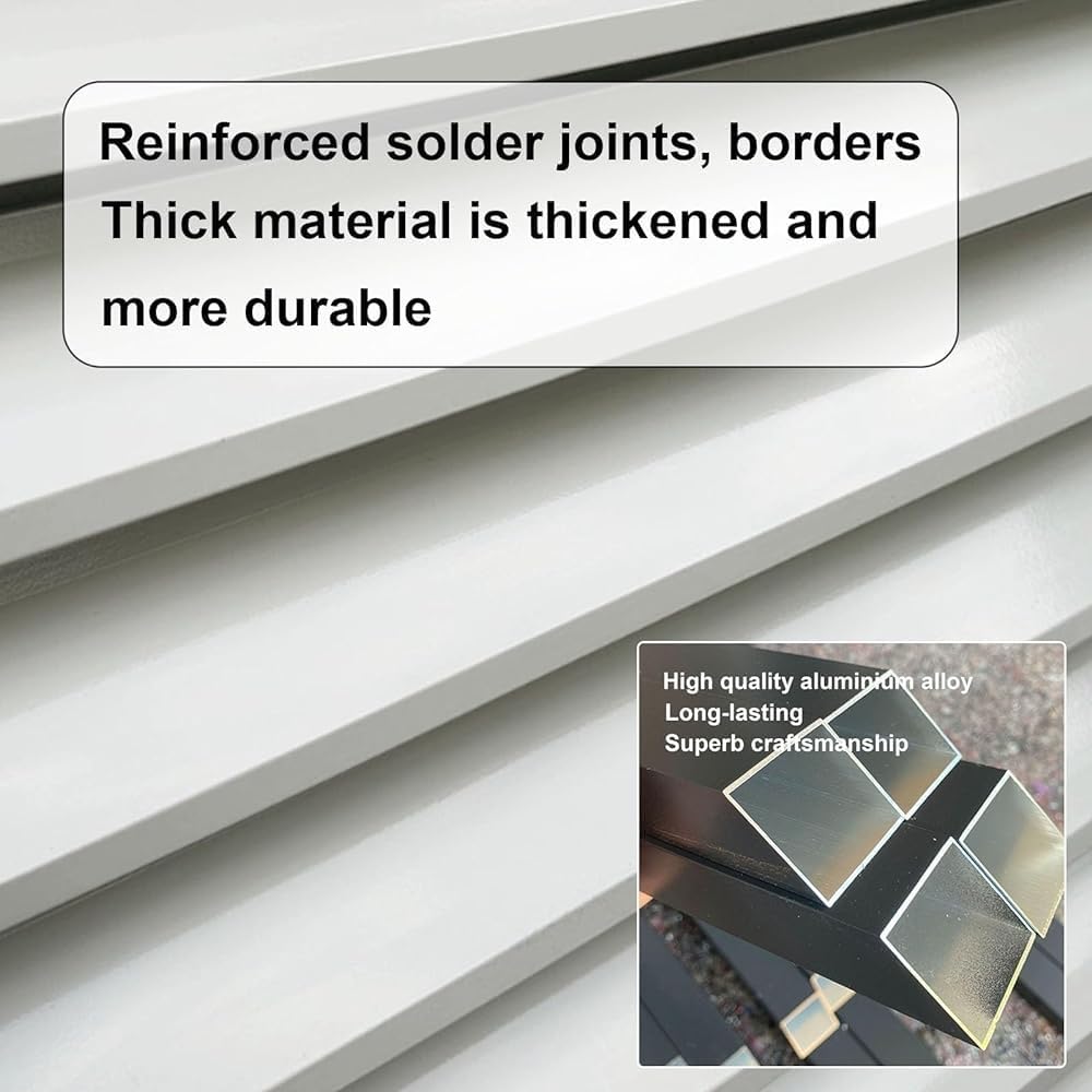 GENERIC Housse De Protection Robuste Pour Climatiseur Extérieur 110 X 60 X 80 Cm – Protection Résistante Aux Intempéries Pour Unités Séparées, Protection De Clôture Pour Systèmes CVC