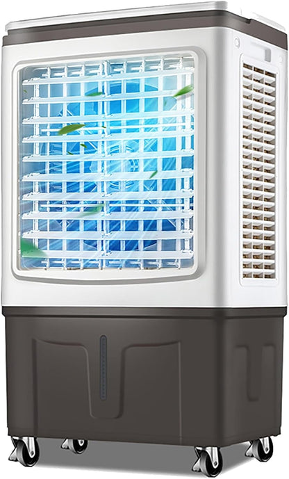  Refroidisseur D'air Portable 30 L Avec 3 Modes De Fonctionnement Et 3 Vitesses De Ventilation, Rafraîchisseur D'air évaporatif 3 En 1, Léger Et Silencieux, Idéal Pour La Maison, Le Bureau Et L'extér