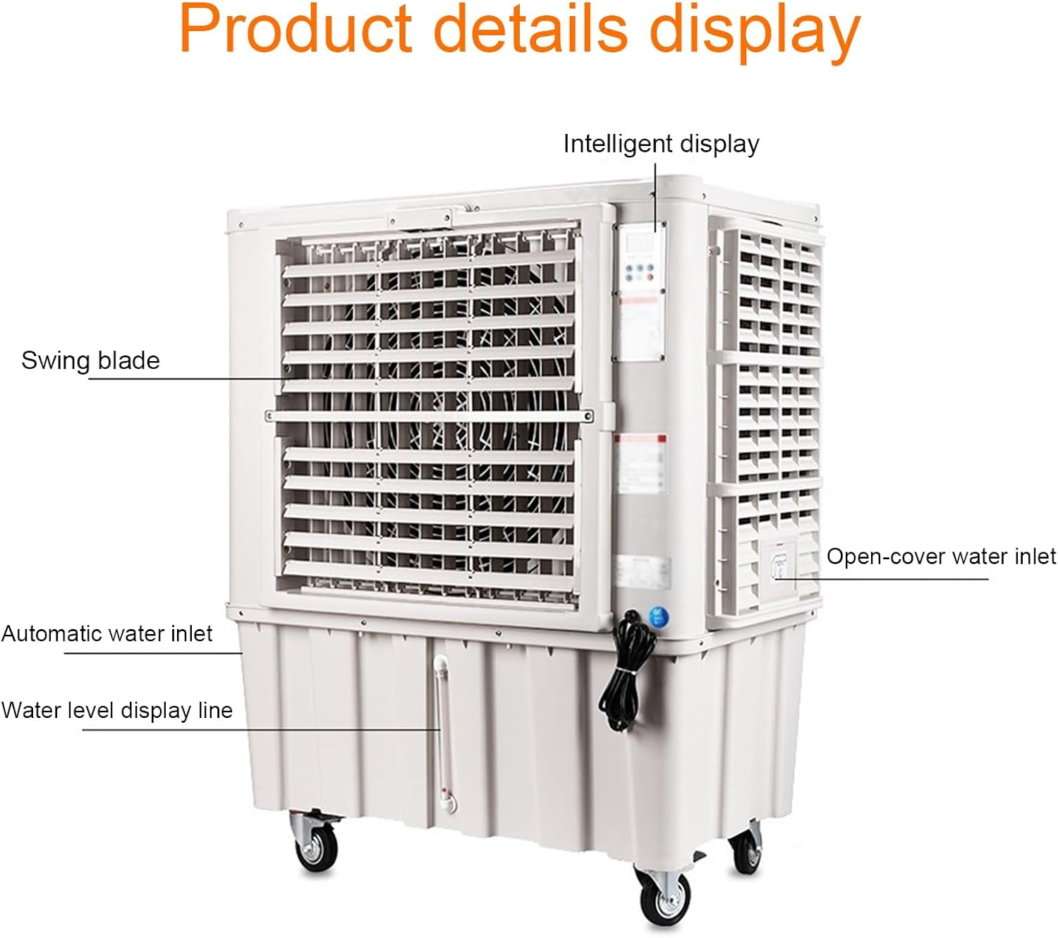  Climatiseurs Portables Avec Réservoir D'eau Et Télécommande, Refroidisseur D'air Efficace Pour Les Chambres Et Les Bureaux
